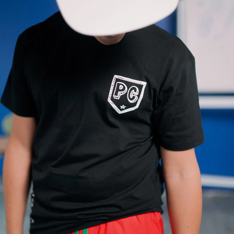 Black Doodle T-Shirt - Image 3