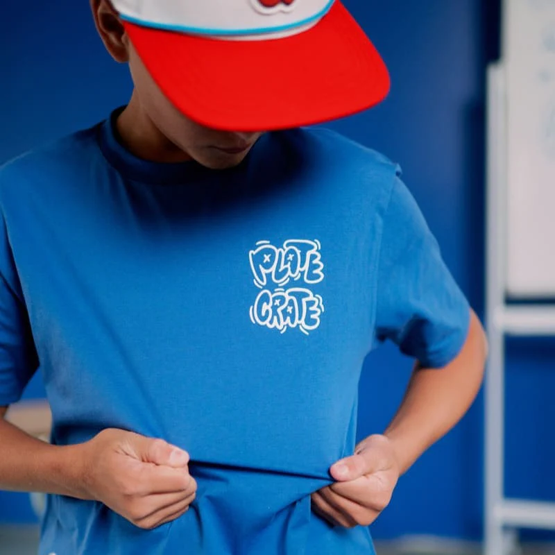 Blue Doodle T-Shirt - Image 3