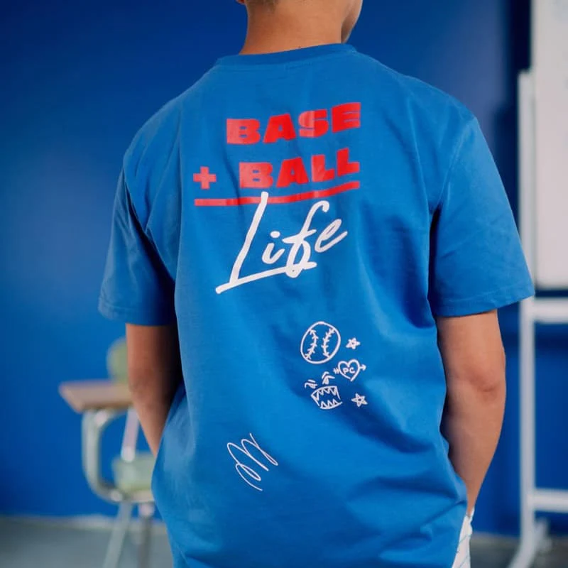 Blue Doodle T-Shirt - Image 4
