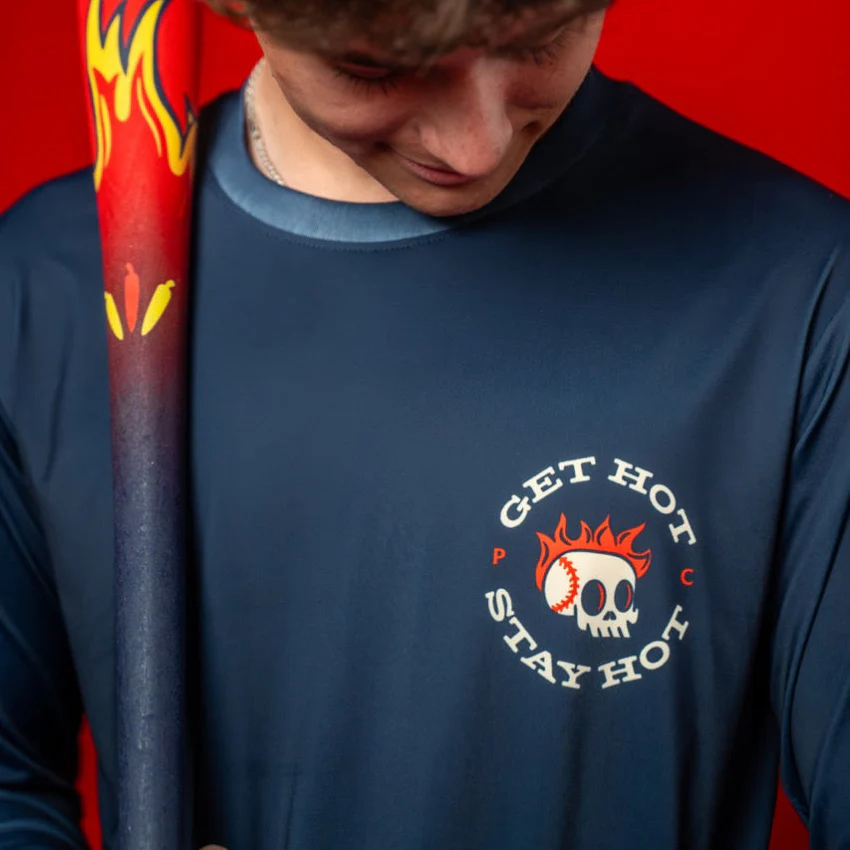En Fuego Navy Performance LS Tee - Image 4