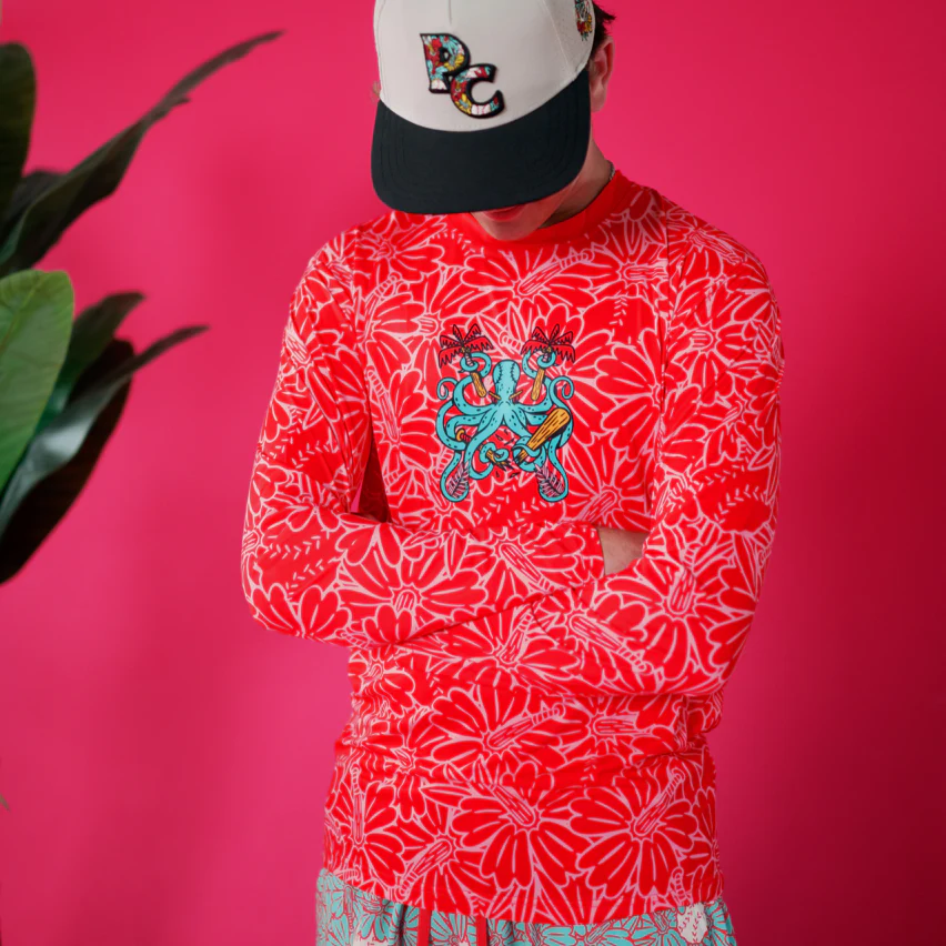 Summer Vibes Pink Long-sleeve Shirt - Image 3