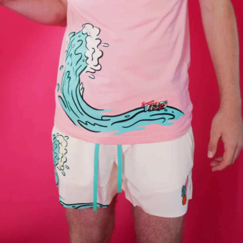 Summer Vibes Pink Tee - Image 4